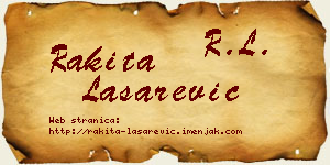 Rakita Lašarević vizit kartica